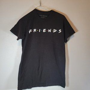 Friends Mens Womens Unisex T Shirt Size Small Black Short Sleeve TV Show